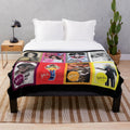 Plush blanket with Bjork's experimental and avant-garde music influence