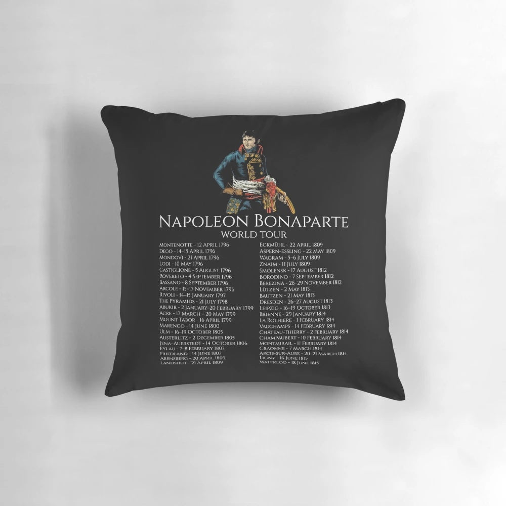 Pillow featuring Napoleon Bonaparte and the Napoleonic Wars