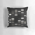 DNA art pillow featuring a minimalist design of the double helix structure
