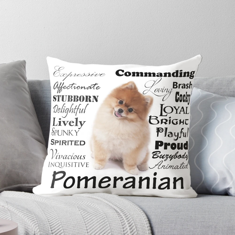 Pomeranian breed traits and personality pillow
