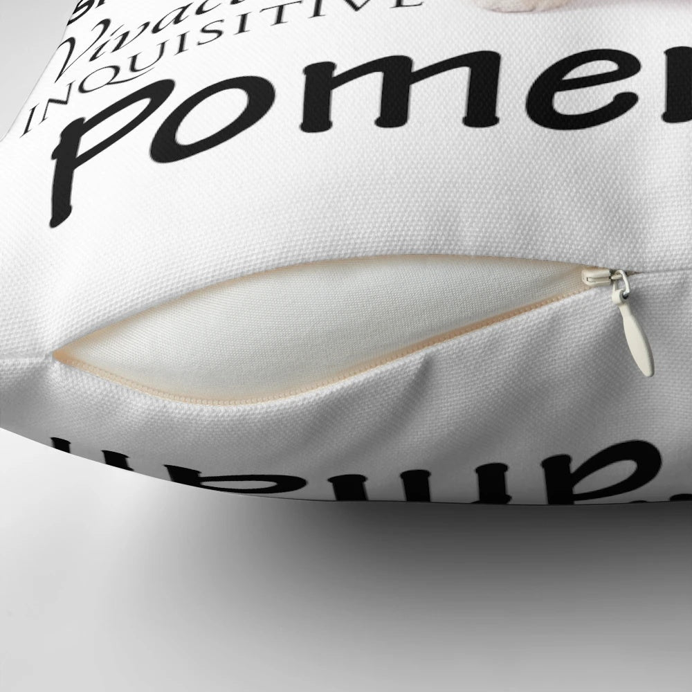 Pomeranian breed traits and personality pillow