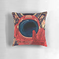 Intergalactic Pillow featuring a digital artwork design of an astronaut in space