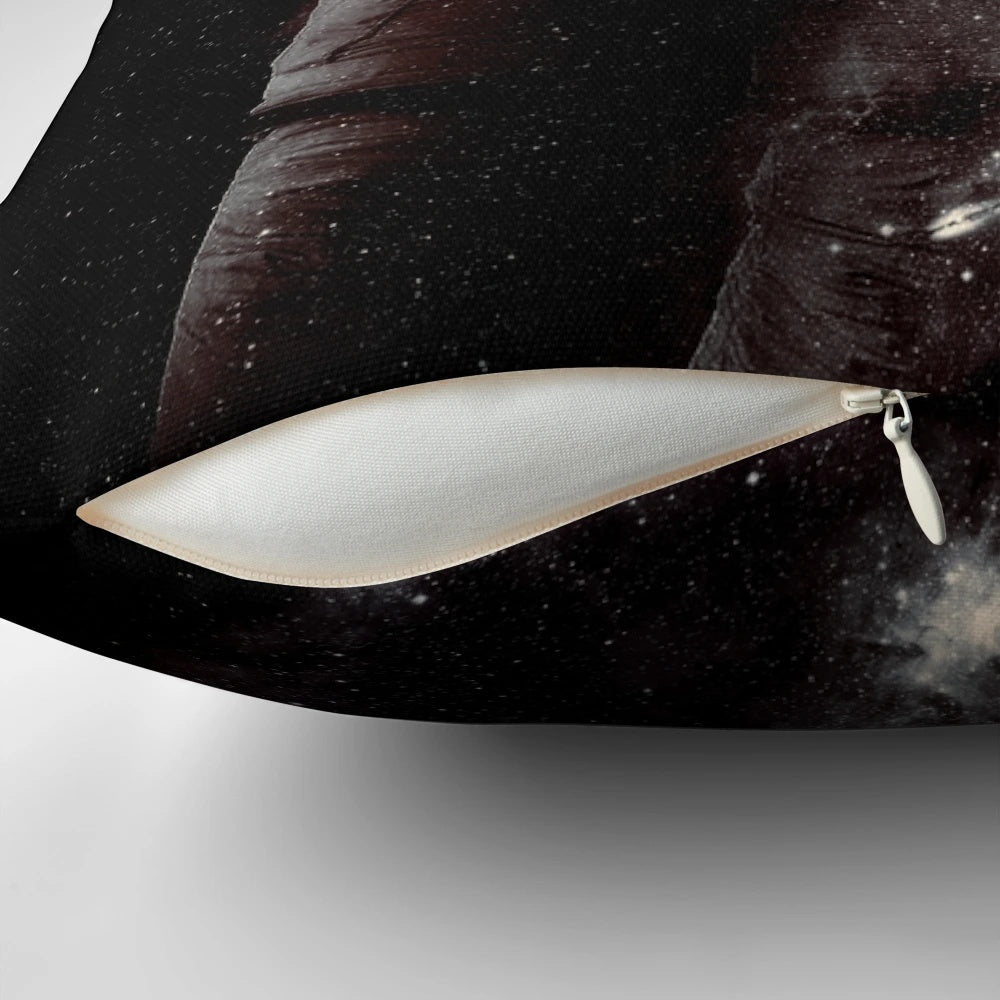 Astronaut and Earth Pillow Showcasing the Wonders of the Cosmos