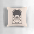 Space and Time Pillow - Minimalist Sci-Fi Art for the Modern Geek