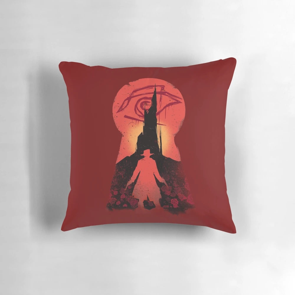 Artwork depicting characters from Stephen King's Dark Tower series, including Roland Deschain, Oy, and others.