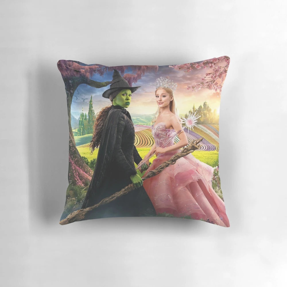A captivating image of the Wicked musical, featuring the iconic characters Elphaba and Glinda.