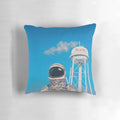 Pluto Pillow featuring a space-themed design