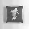 Decorative pillow featuring characters from the Six of Crows series by Leigh Bardugo