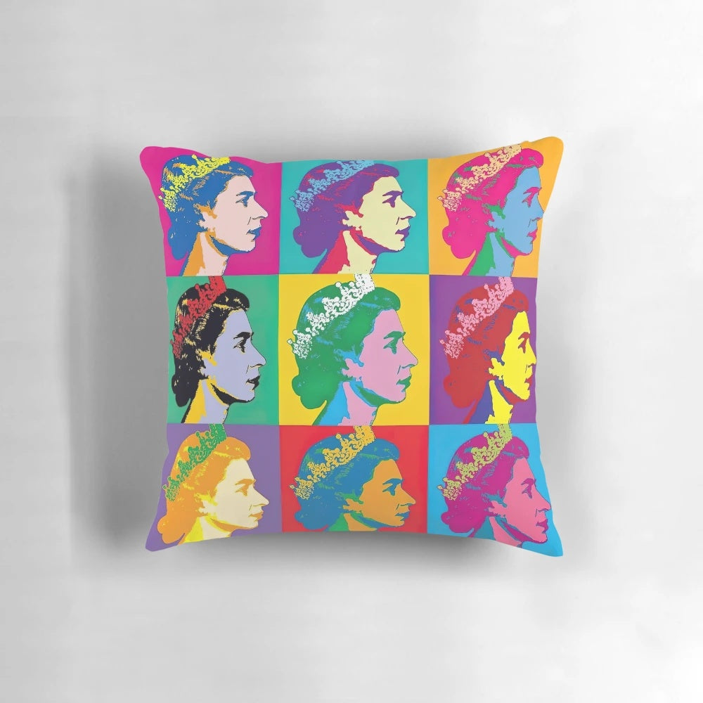 Andy Warhol Original Artwork Pillow featuring the artist's iconic pop art designs