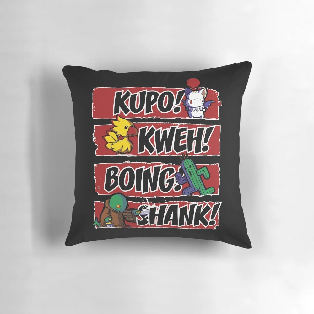 Vibrant Final Fantasy Tonberry Pillow