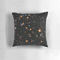 Pillow featuring the iconic Hubble Extreme Deep Field image, showcasing the depths of the cosmos.