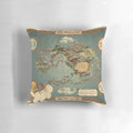 Avatar the Last Airbender map printed on a soft, comfortable pillow