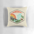 Soft, high-quality pillow featuring the iconic Yellowstone National Park landscape
