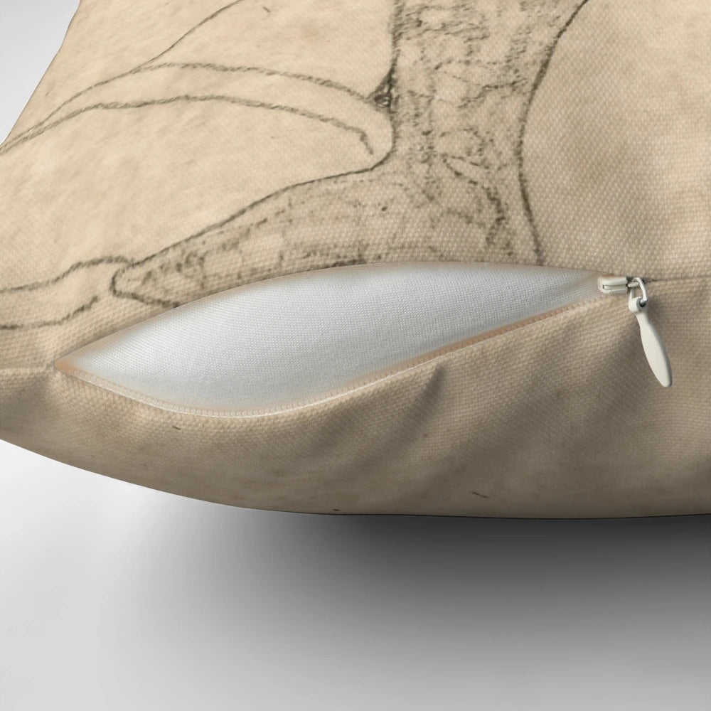 Egon Schiele's famous "Lovers" painting featured on a cozy, high-quality pillow for Valentine's Day and home decor.