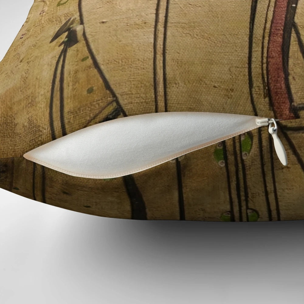 Charles Rennie Mackintosh Pillow featuring the renowned Scottish artist's iconic floral designs