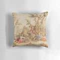 Decorative Aubusson tapestry-inspired French 18th century style pillow