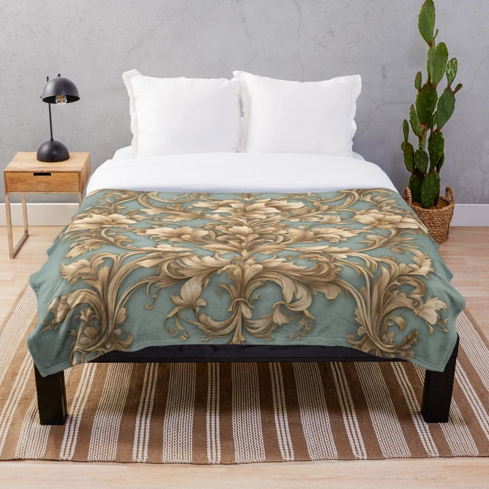 Plush blanket with beautiful, unique design patterns