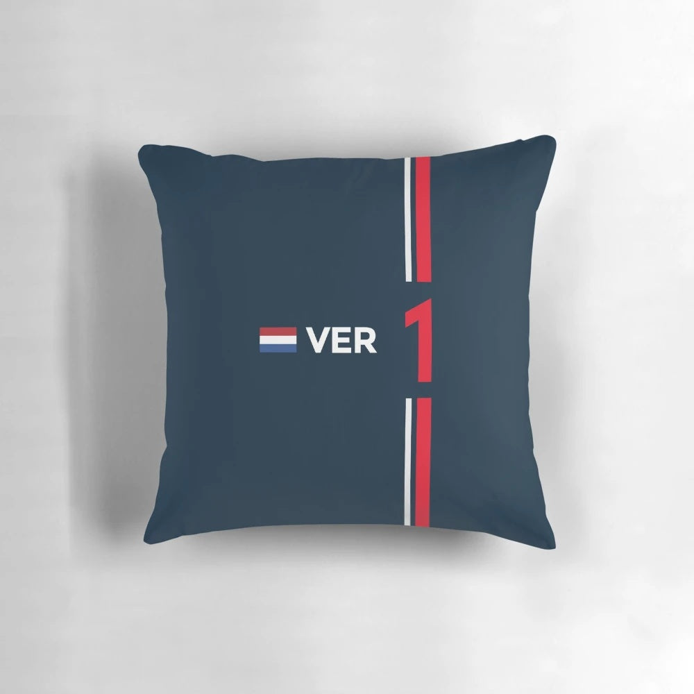 F1 2022 Verstappen Inspired Pillow with Max Verstappen's #1 car number