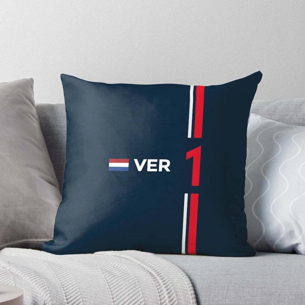 F1 2022 Verstappen Inspired Pillow with Max Verstappen's #1 car number