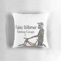 Fabio Wibmer Mountain Biking Pillow with Fabiolous Escape 2 Artwork
