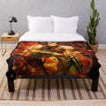 Fable 2 plush blanket featuring iconic fantasy artwork