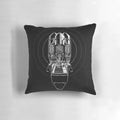 Factorio Rocket Pillow - Soft, plush gaming pillow featuring a rocket design for Factorio fans