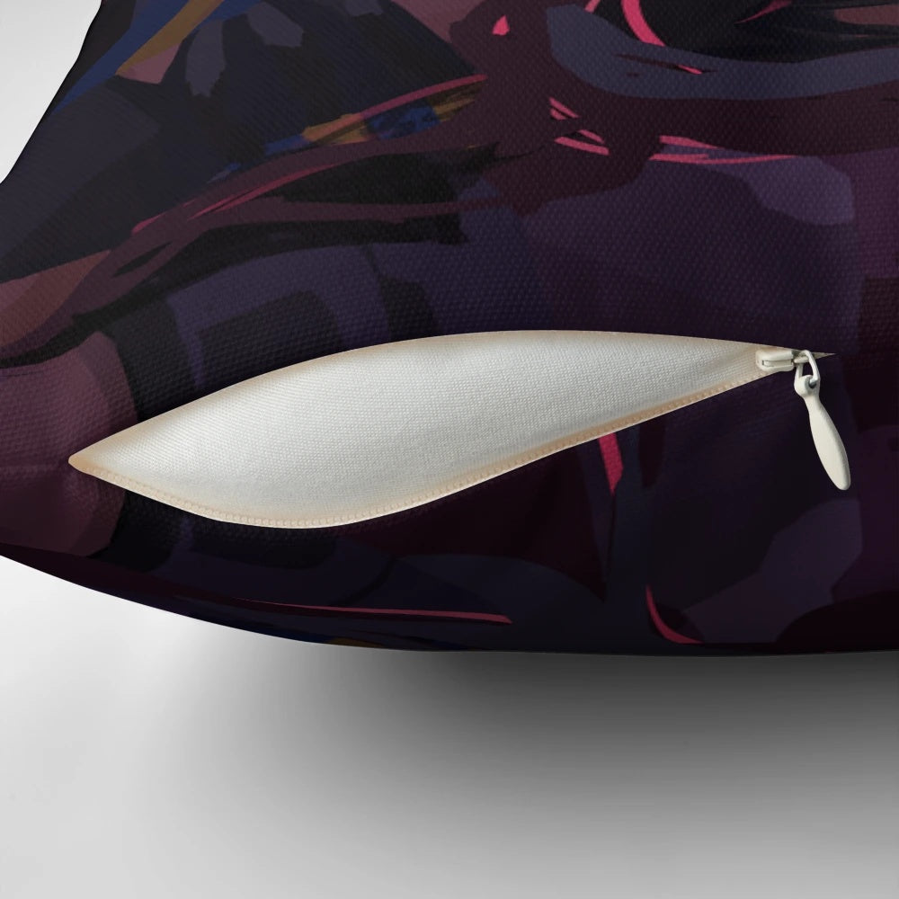 Fade Pillow with Valorant-inspired neon design, a stylish and comfortable addition to any gamer's space.
