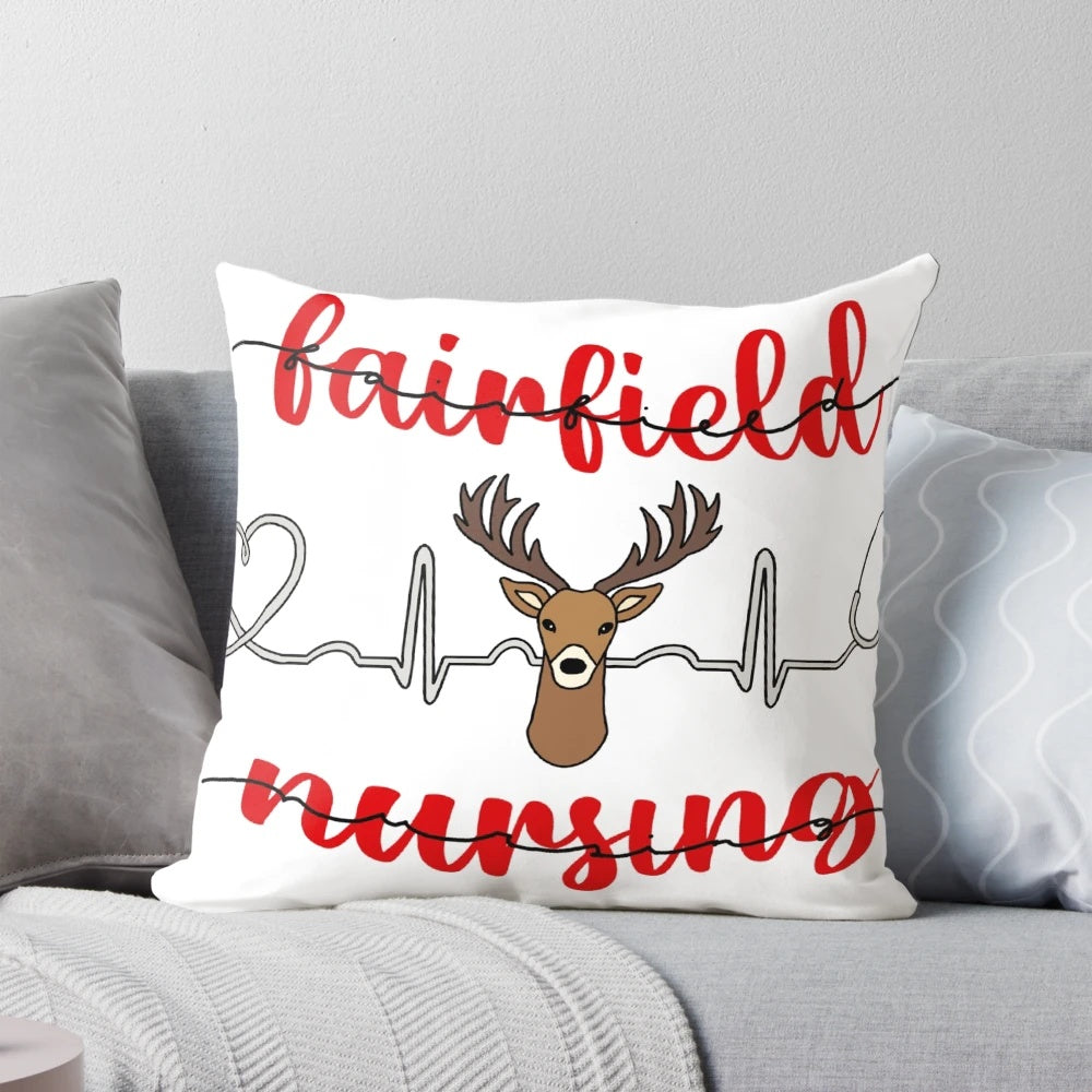Fairfield University Stags Nursing Pillow with University Logo