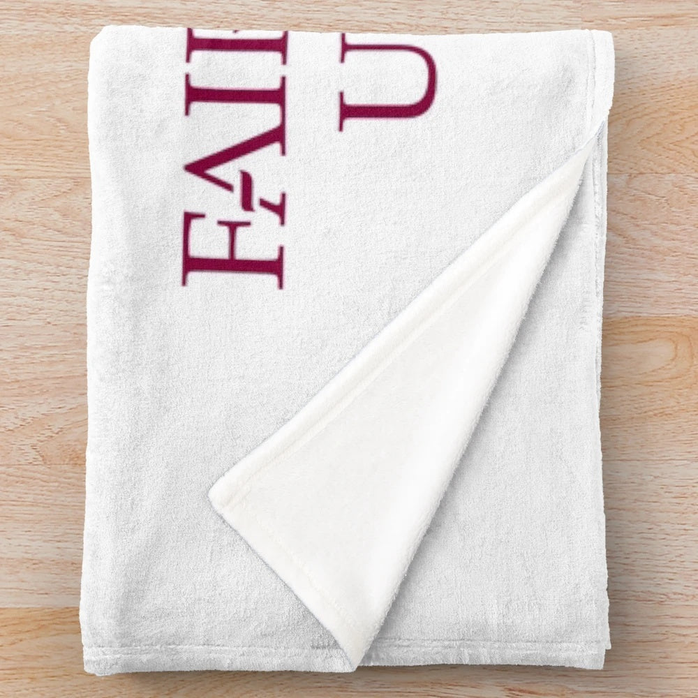 Fairmont State Fighting Falcons college sports plush blanket