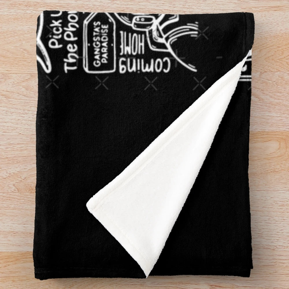 Falling in Reverse-inspired plush blanket
