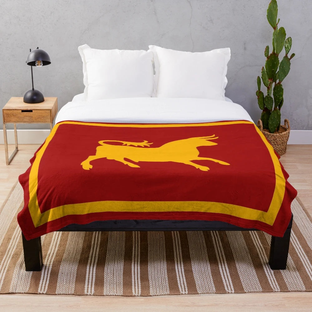 Fallout Caesar's Legion inspired plush blanket
