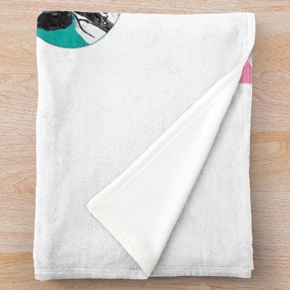 Falsettos-inspired plush blanket for musical theatre fans