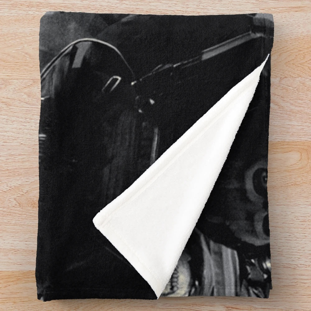Simon Ghost Riley Plush Blanket, featuring the popular videogame character