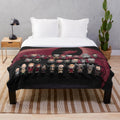 Dragon Age Trilogy Plush Blanket featuring Chibi-Style Characters