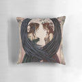 Fantasy sisters companions pillow with angels, fairies, and Amy Brown artwork