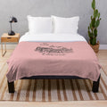 Plush blanket depicting the elegant cityscape of Vienna, Austria