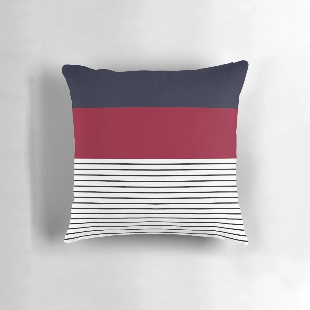 Fashionable lining art pillow featuring a stunning textile design