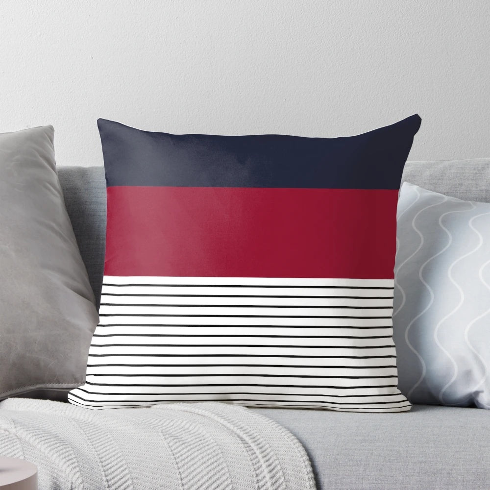 Fashionable lining art pillow featuring a stunning textile design