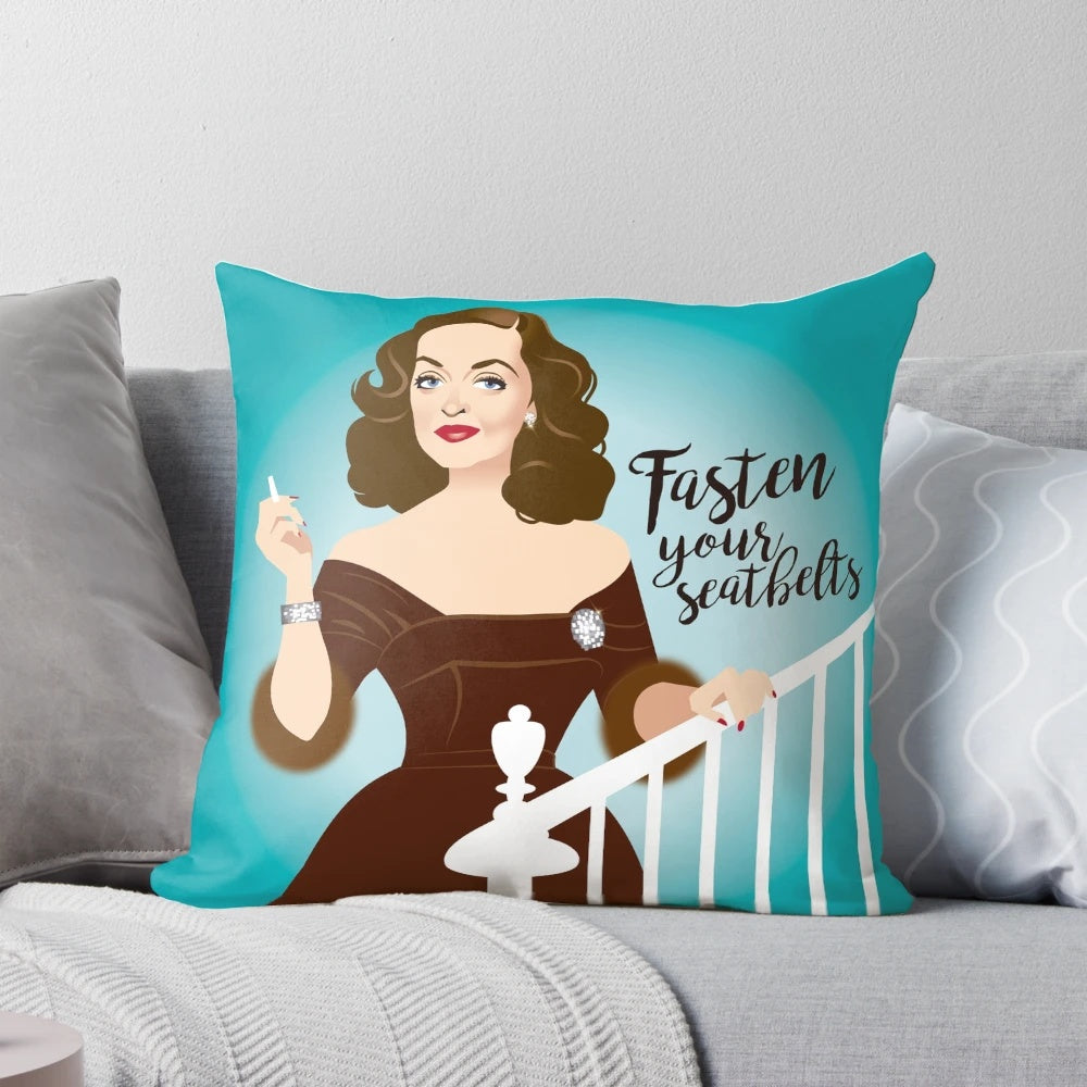 Fasten your seatbelt with this stunning Alejandro Mogolloart seatbelt pillow