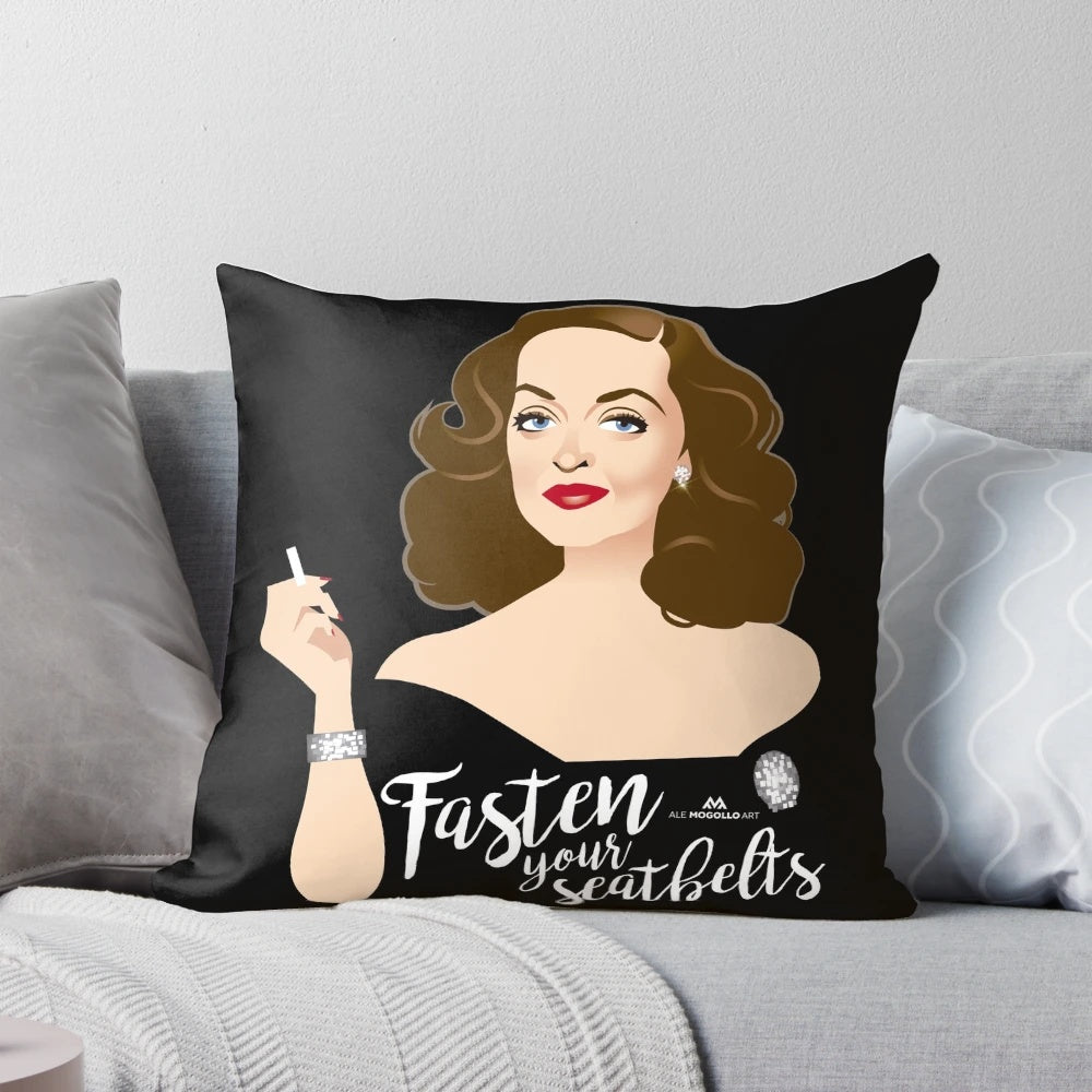 Fasten Pillow Pod featuring Alejandro Mogollo Art Design