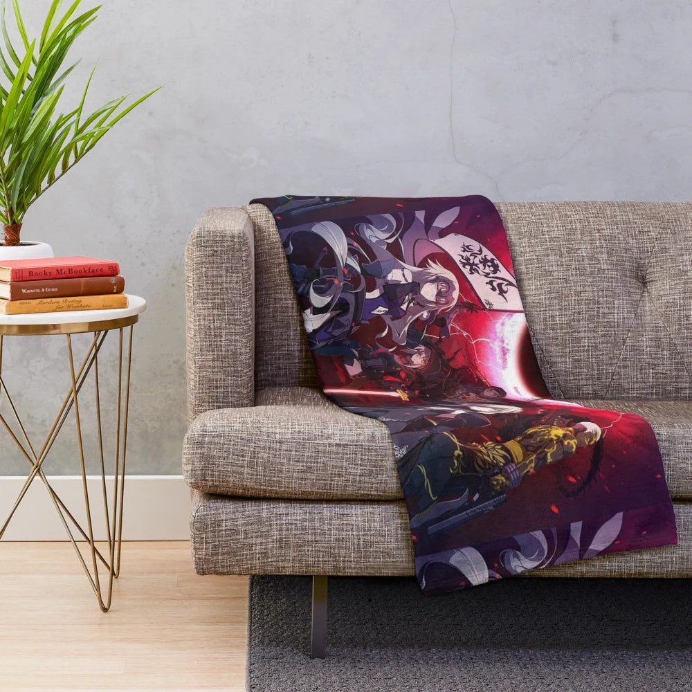 Fate Stay Night Anime Inspired Plush Blanket