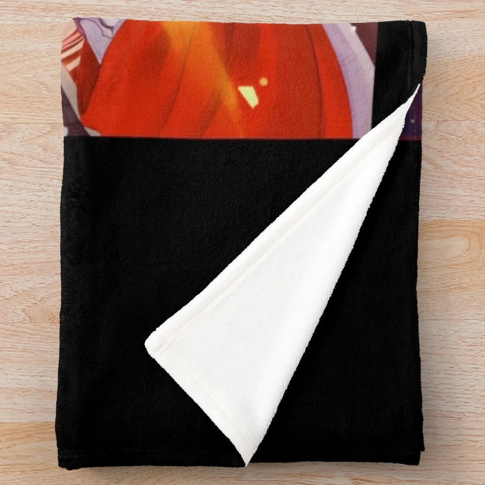 Fate Grand Order inspired plush blanket featuring Oda Nobunaga style design