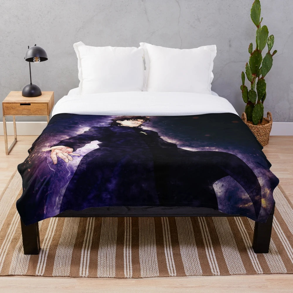 Kirei Kotomine anime-themed plush blanket