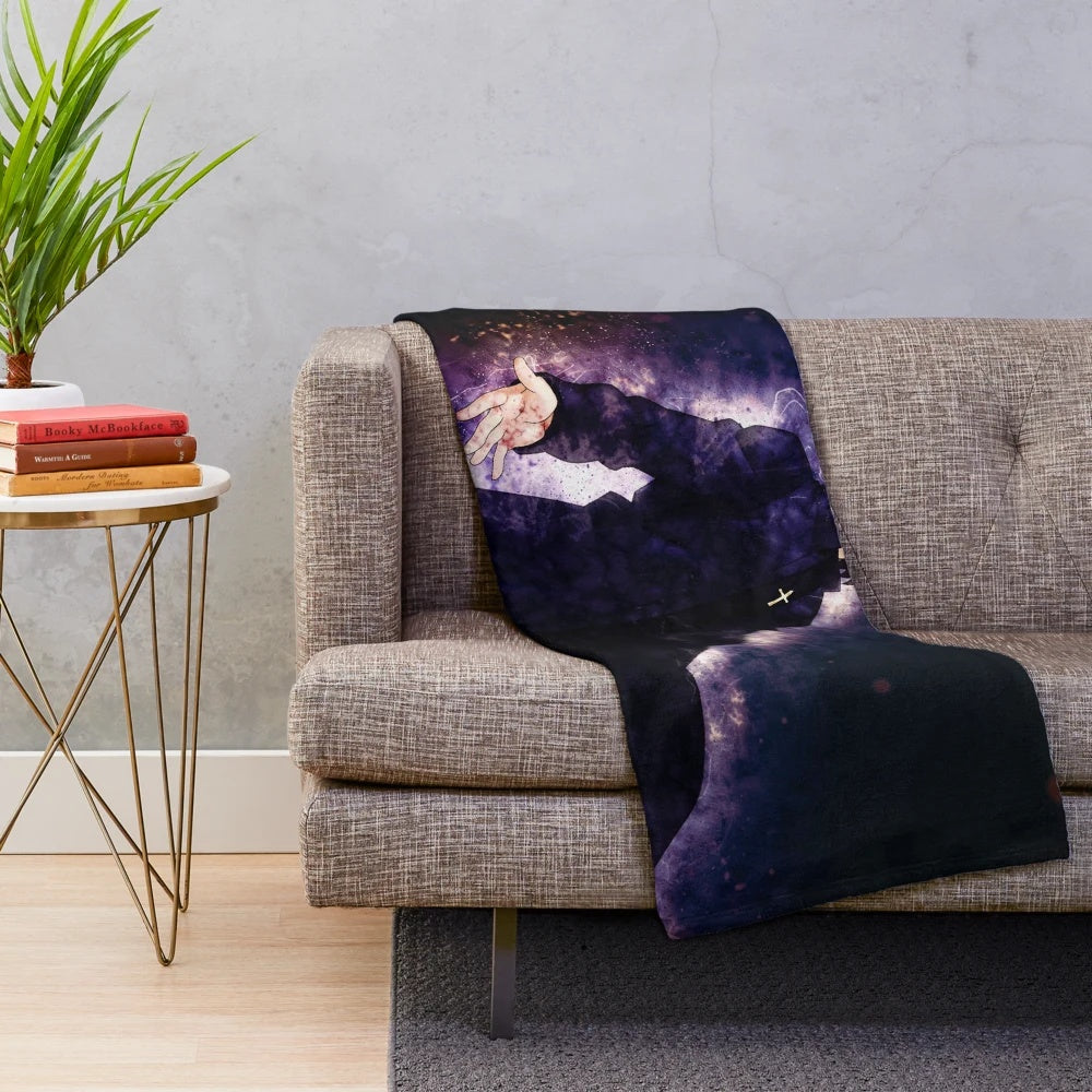 Kirei Kotomine anime-themed plush blanket