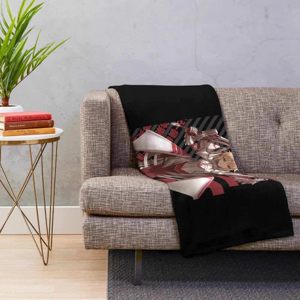 Fate Mordred anime plush blanket