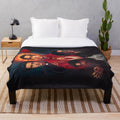 Father John inspired plush blanket with religious design