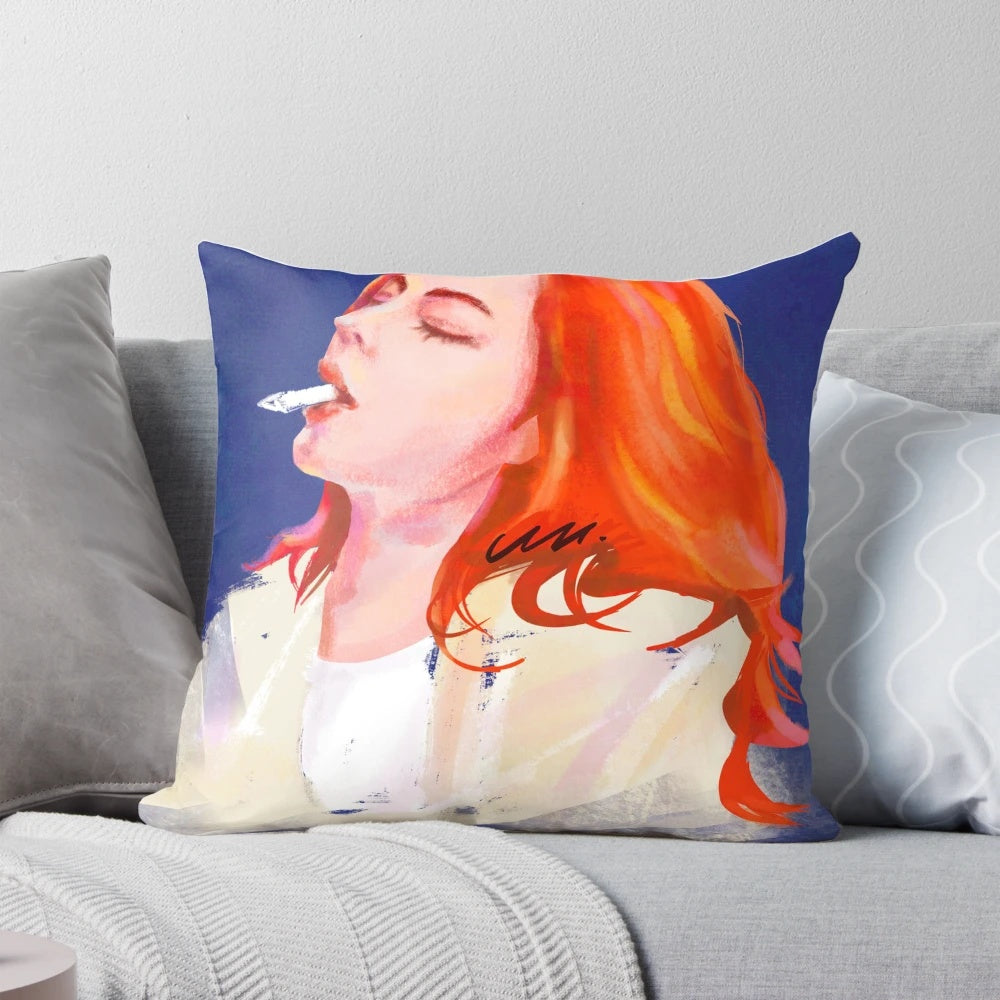 Faye Peraya Pillow - Plush, Stylish Decorative Throw Pillow for Living Room or Bedroom