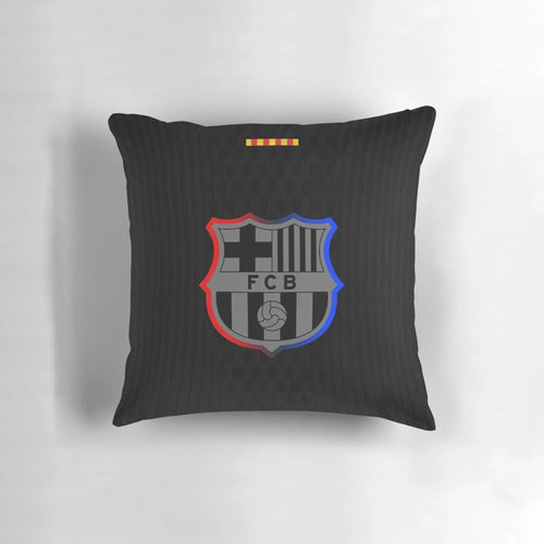 "Barca Away 2024-25 Black Pillow - Official Barcelona Football Club Merchandise"
