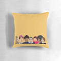 Feminist girl gang pillow featuring the iconic Gloria Steinem