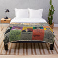 Feminist Rebel Inspired Plush Blanket featuring empowering wall art design